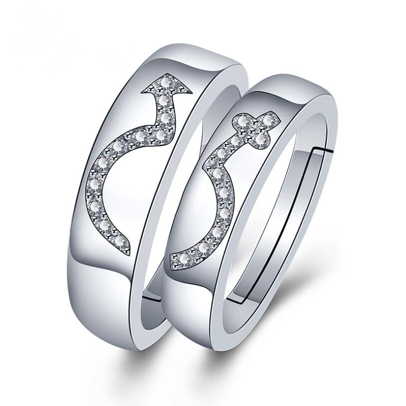 Parringar med Cubic Zirconia och i 925 Sterling silverplätering