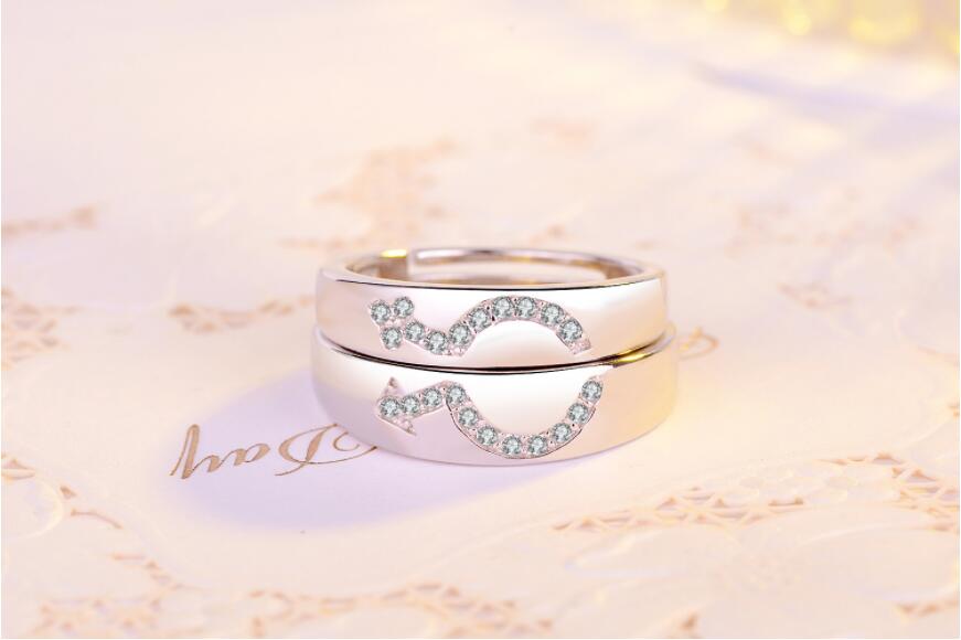Parringar med Cubic Zirconia och i 925 Sterling silverplätering - 3