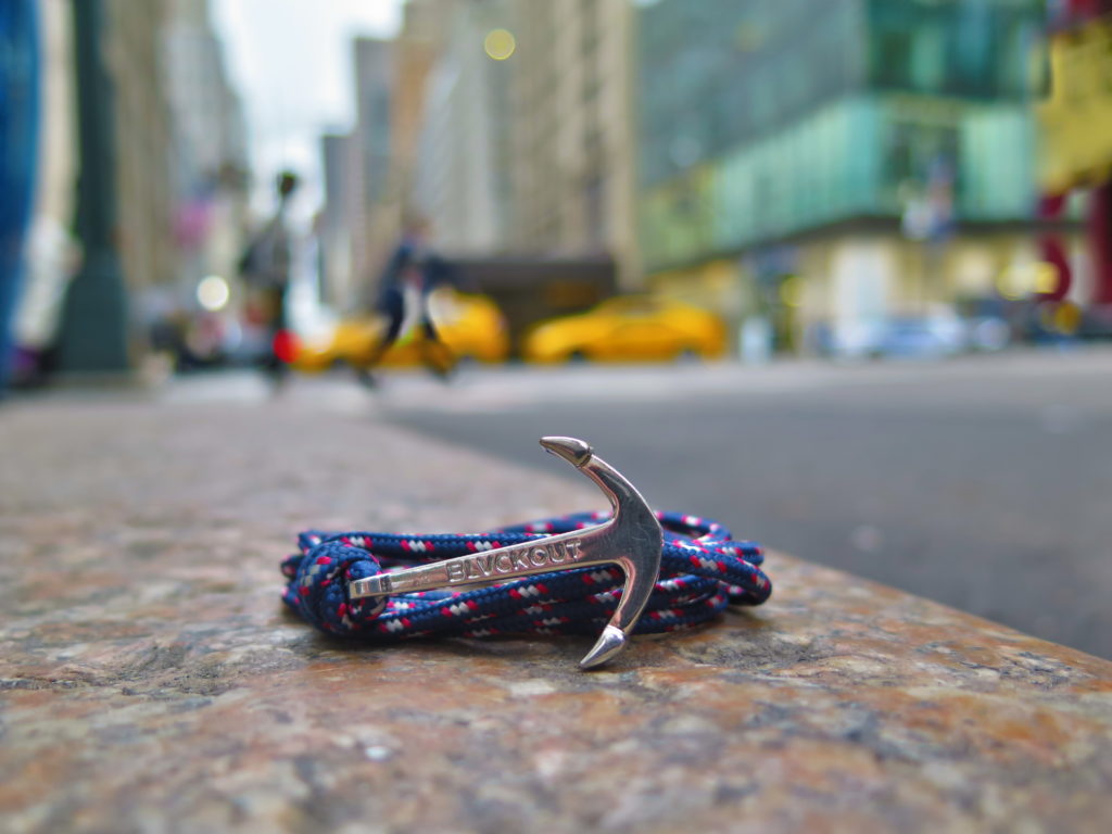 BLVACKOUT -Anchor Bracelet Dubai -Blå/Silver - 13