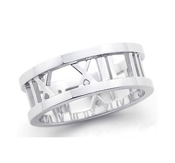 Ring "Rome" i 925 Sterling Silverplätering
