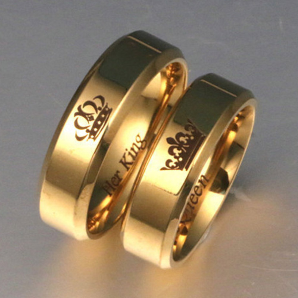 Parringar "Crowns" i 18K Guldplätering - 7