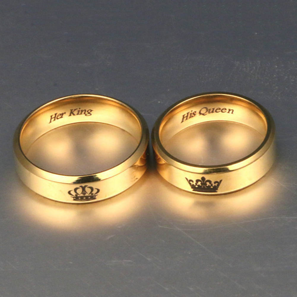 Parringar "Crowns" i 18K Guldplätering - 6