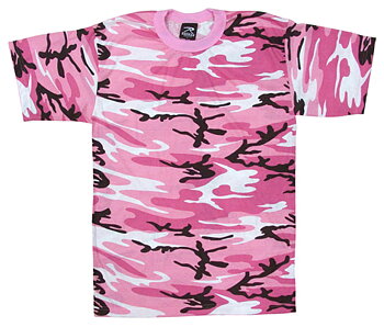 Kids T-shirt -Rosa Camo