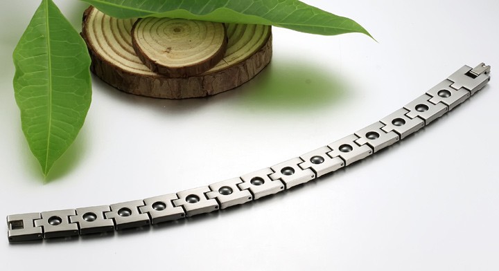 Magnetarmband i rostfritt stål - 4