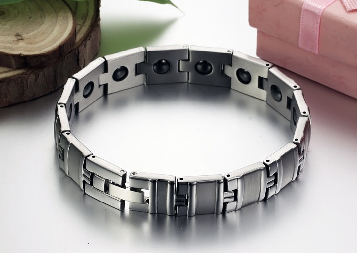 Magnetarmband i rostfritt stål - 2