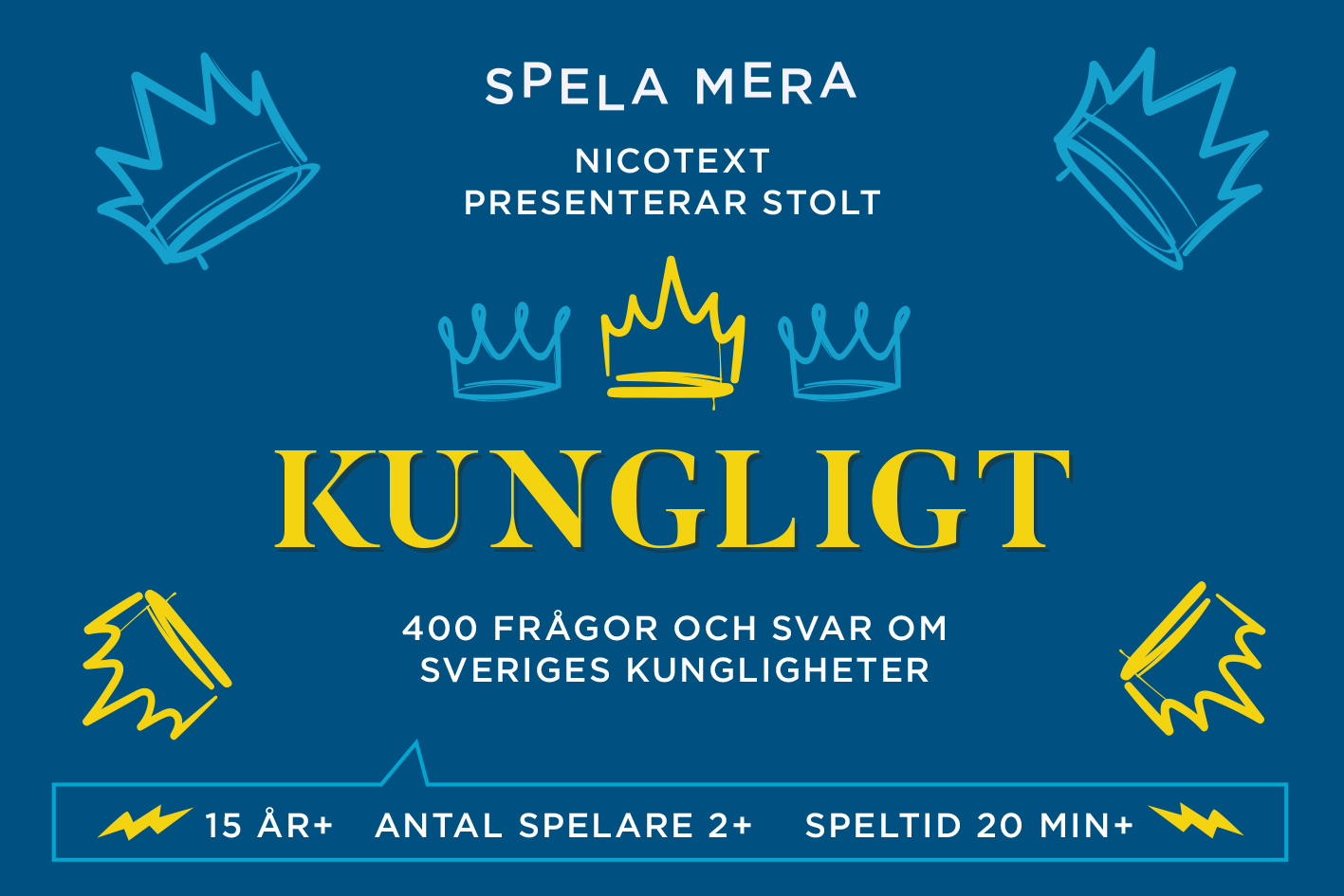 Kungligt -Spel i liten bekväm ask - 2
