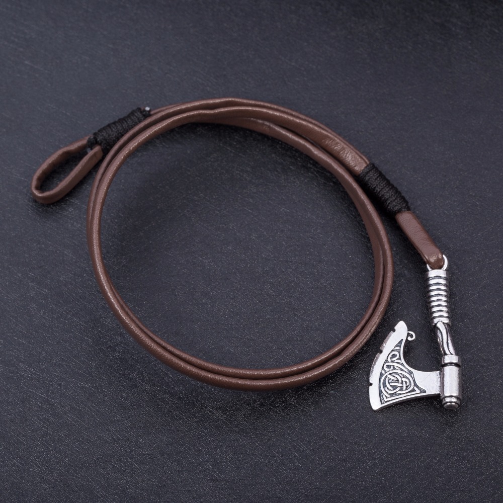 Läderarmband "Slavic Axe" - 3