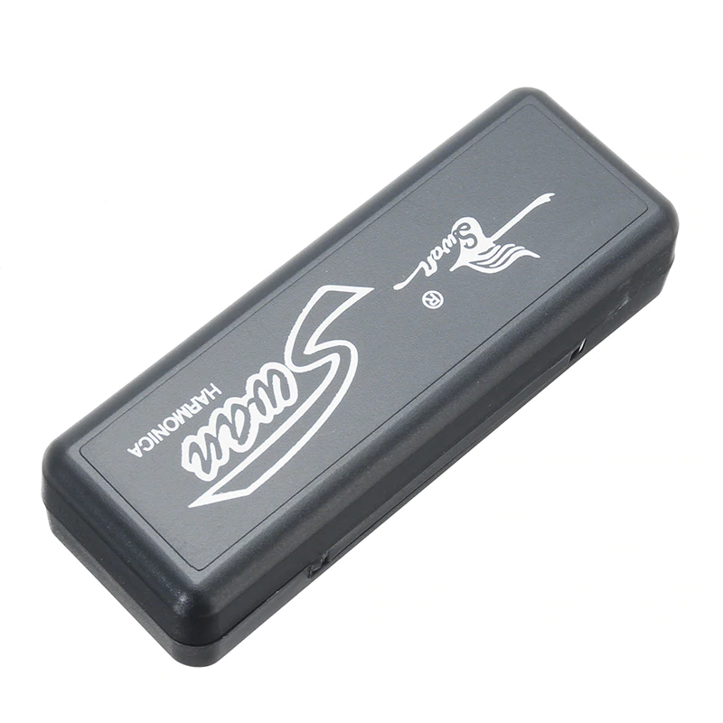 Munspel Swan Harmonica -Silver - 9