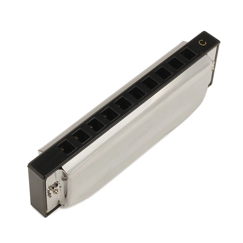 Munspel Swan Harmonica -Silver - 5