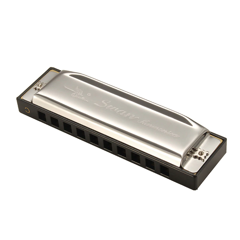 Munspel Swan Harmonica -Silver - 2