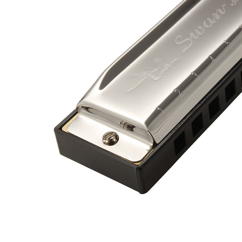 Munspel Swan Harmonica -Silver - 6