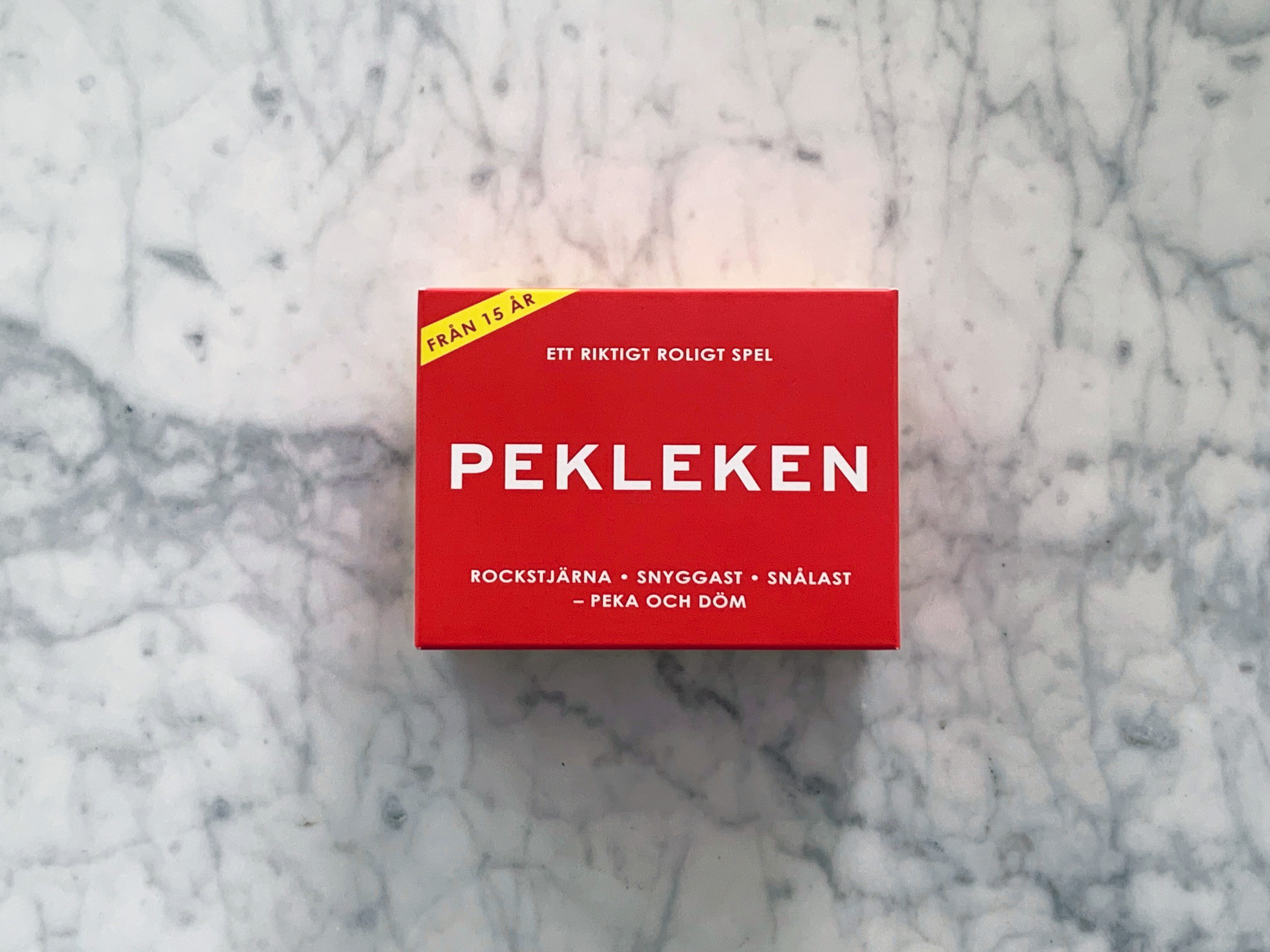 Pekleken -Spel i liten bekväm ask - 4