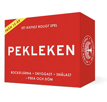 Pekleken -Spel i liten bekväm ask