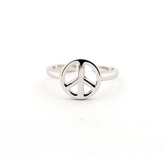 Tåring "Peace" -Silverfärg - 2