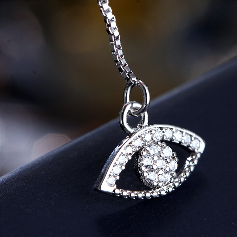 Örhängen "Crystal Eyes" med Cubic Zirconia och i 925 Sterling Silverplätering - 2