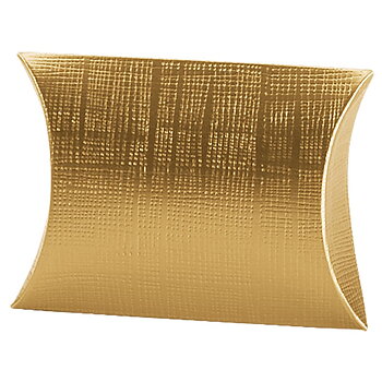 Presentkartong  Linnepräglad Guld