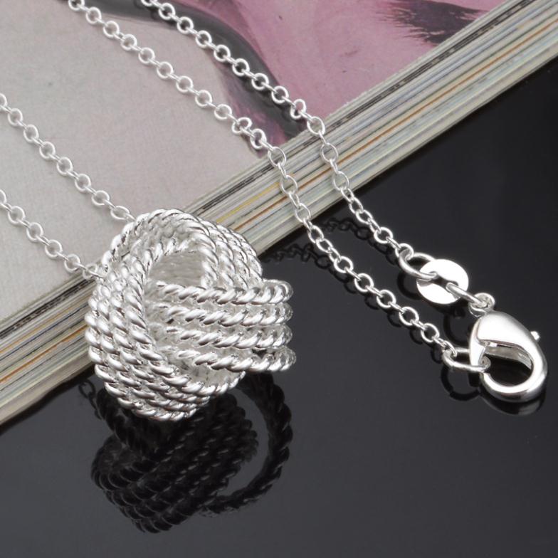 Halsband "Knot" i 925 Sterling Silver - 2