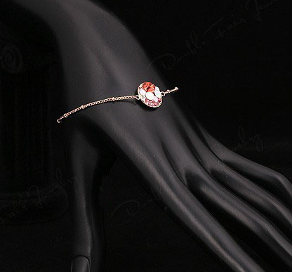 Armband med Cubic Zirconia och Austrian Crystals samt i 18K Guldplätering - 3