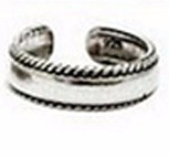 Tåring modell D -Antik 925 Sterlig Silverplätering