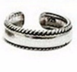 Tåring modell D -Antik 925 Sterlig Silverplätering