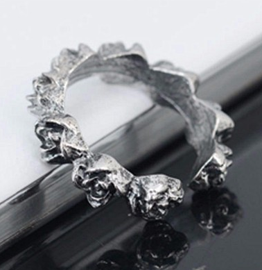 Tåring modell E -Antik 925 Sterlig Silverplätering - 2