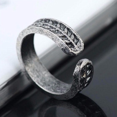 Tåring modell F -Antik 925 Sterlig Silverplätering - 2