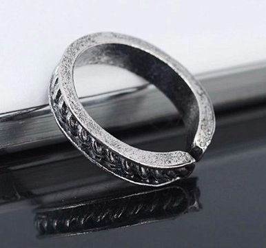 Tåring modell G -Antik 925 Sterlig Silverplätering - 2