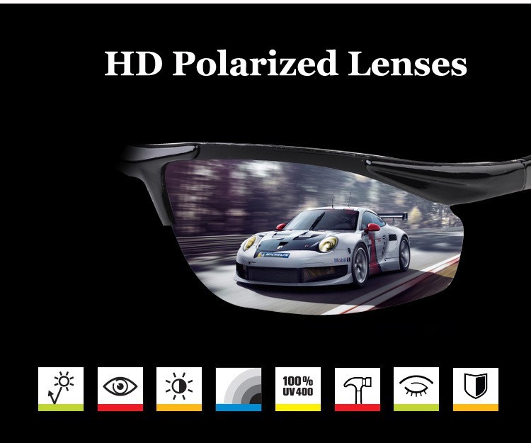 AOFLY Sunglasses -Gun frame & Gray lens - 7