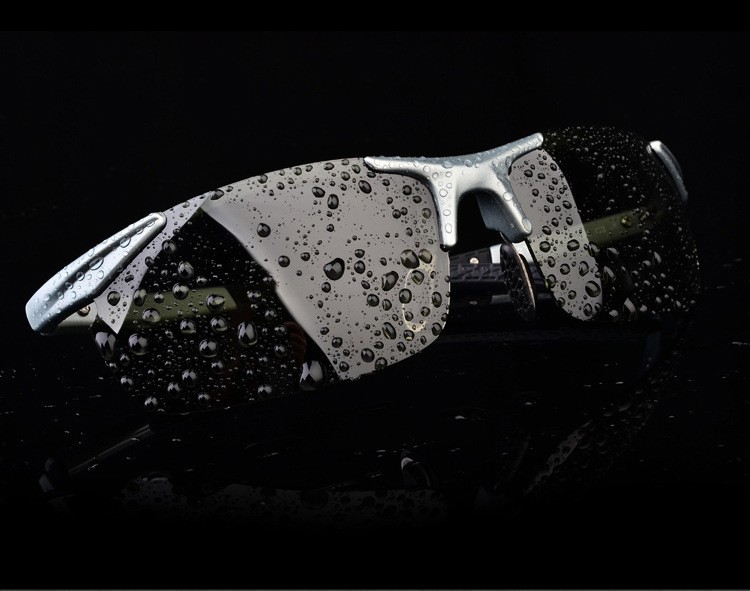 AOFLY Sunglasses -Gun frame & Gray lens - 8