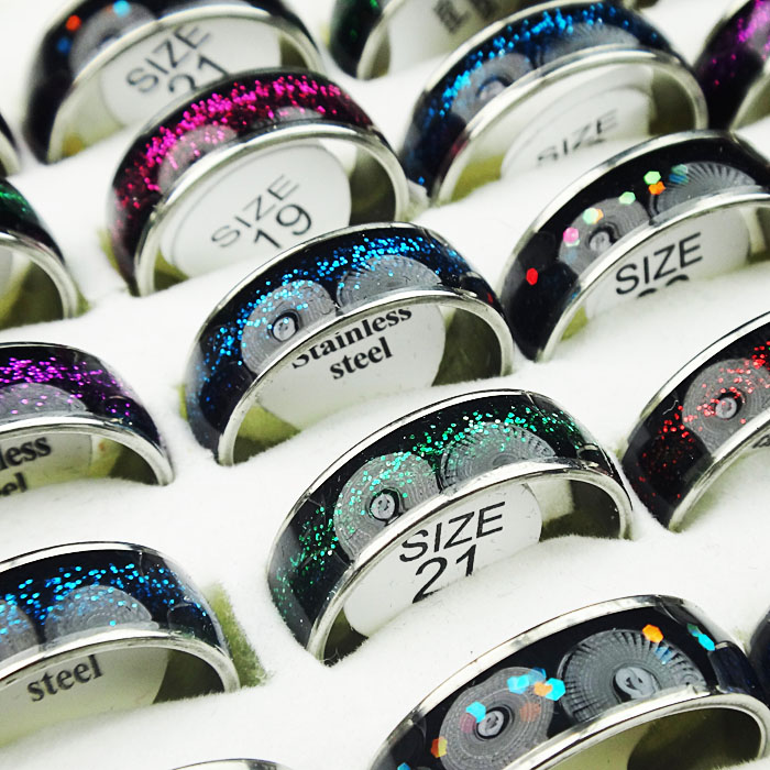 Ringar "Emalj" i Rostfritt stål -Unisex - 2