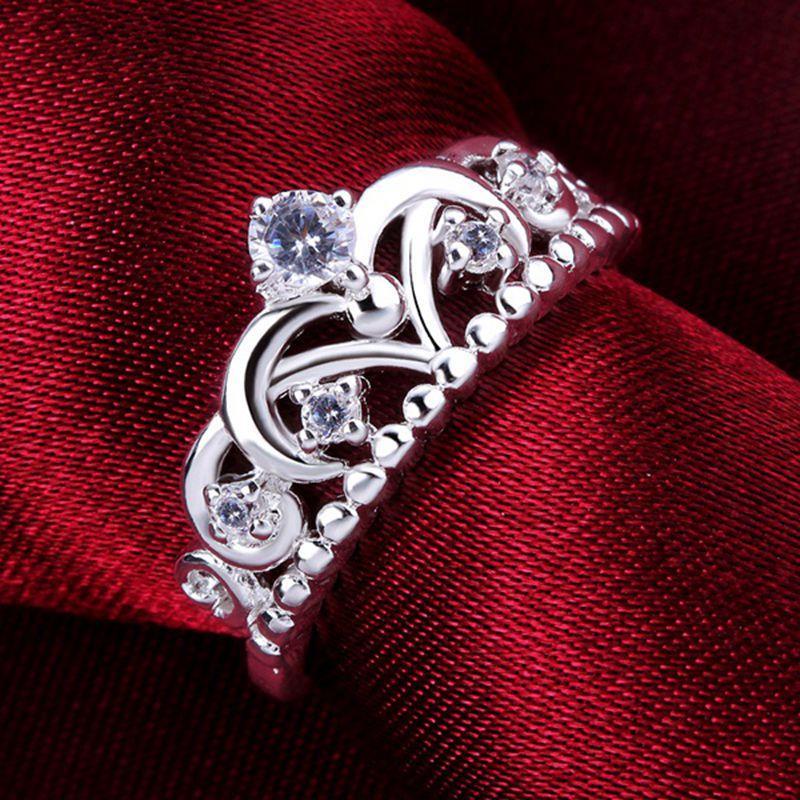 Ring med Cubic Zirconia samt i 925 Sterling Silverplätering - 2