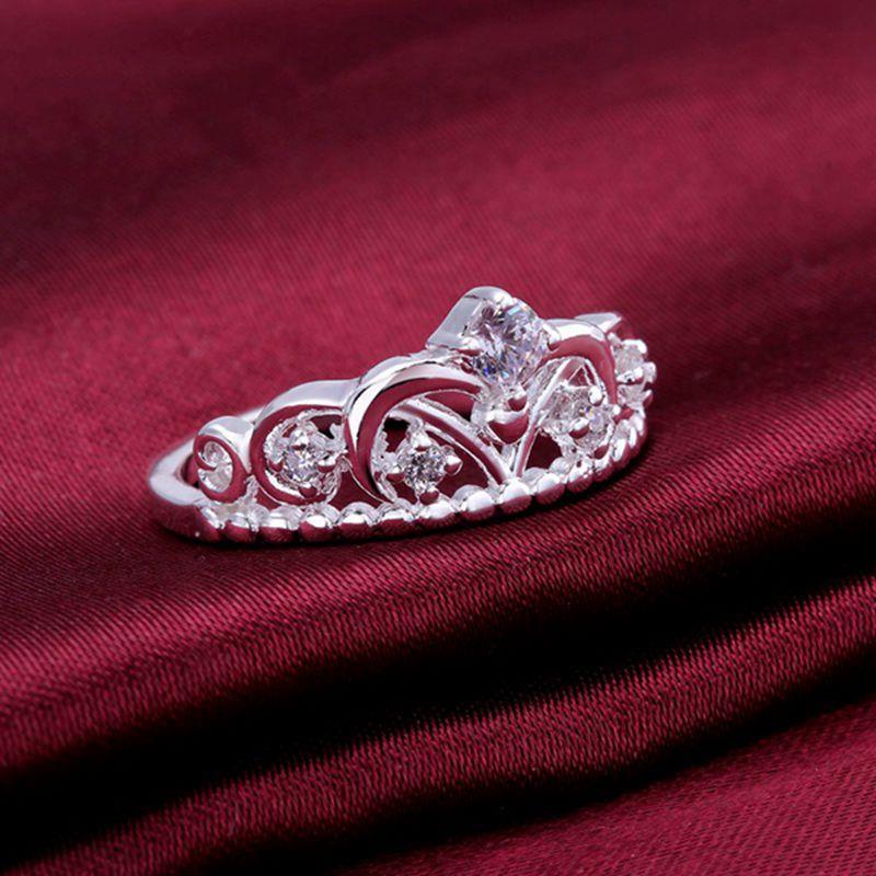 Ring med Cubic Zirconia samt i 925 Sterling Silverplätering - 3