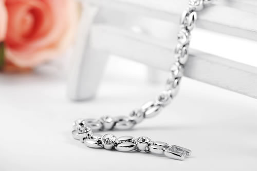 Armband med Austrian Crystals och i Platinumplätering - 3