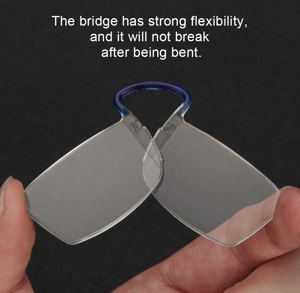 Ultralätta portabla patenterade läsglasögon - 9