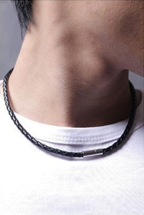 Läderarm- halsband med bajonettlåsning -Brun - 2