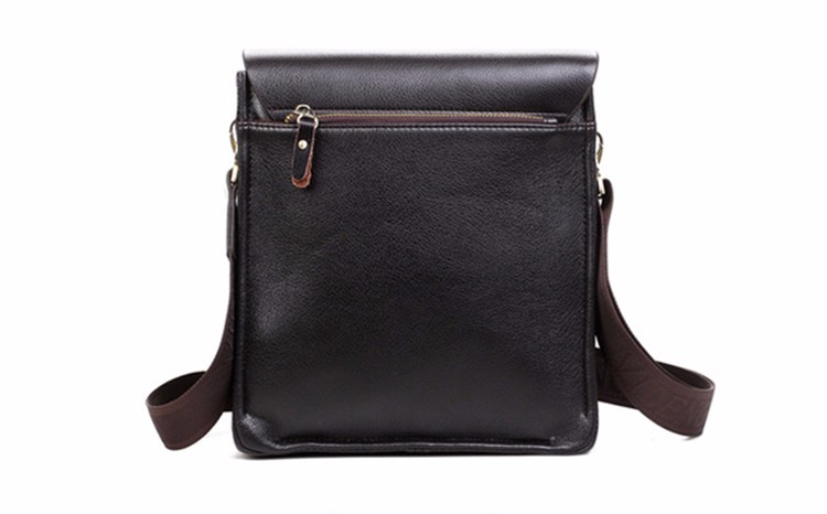 Messenger bag, 21 x 24 cm -Brun - 3