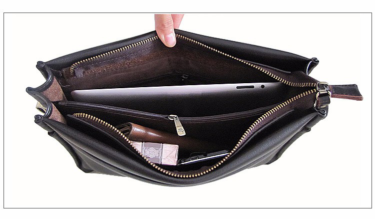 Messenger bag, 31 x 25 cm -Svart - 7