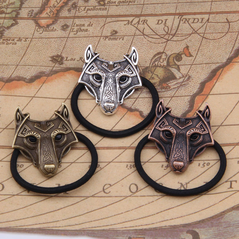 Hårband Wolf -Antik Silver - 4