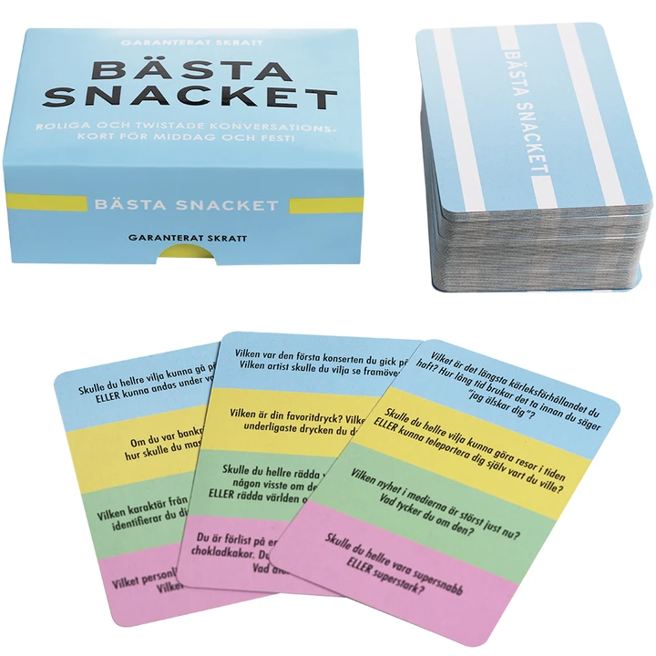 Bästa Snacket -Spel i liten bekväm ask - 2