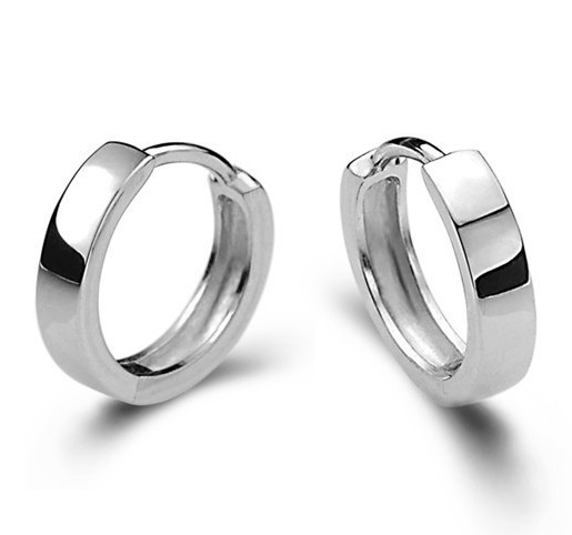 Örhänge i 925 Sterling Silverplätering -Unisex