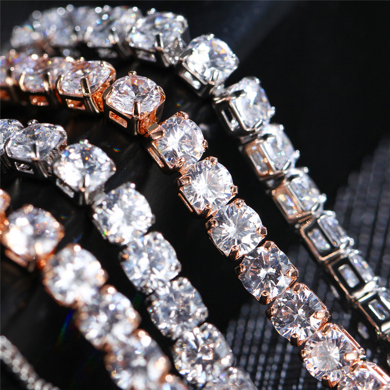 Armband med Cubic Zirconia och i 18K Roséguldplätering  - 5
