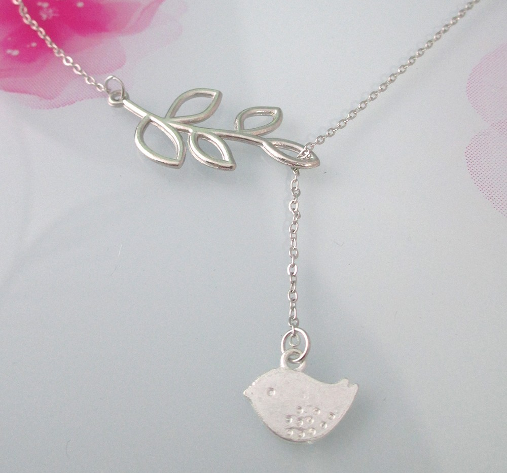 Halsband "Litle Bird" -Silverfärgad