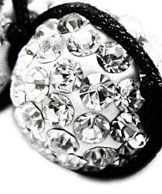 Shamballainspirerat Armband -Vita kristaller - 2