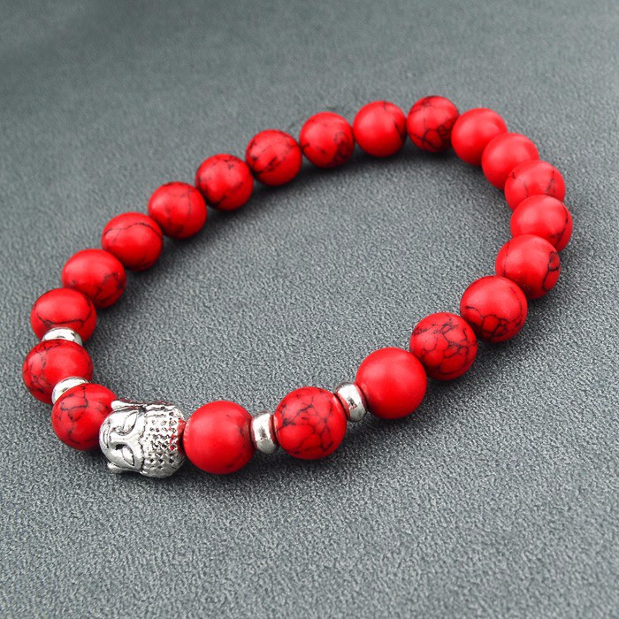 Armband "Buddha" -Röd - 2