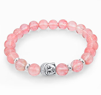 Armband "Buddha" -Rosa