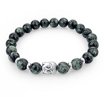 Armband "Buddha" -Svart