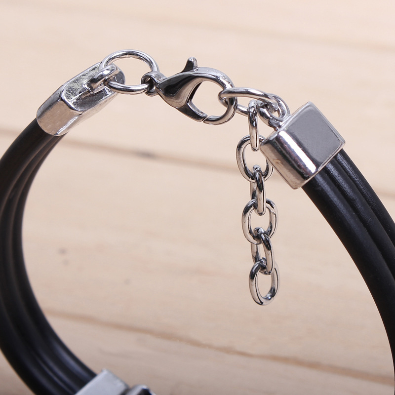 Armband i rostfritt stål och Silikon - 3