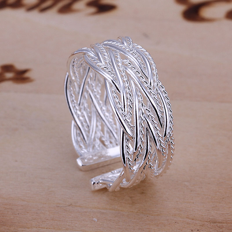 Ring i 925 Sterling Silverplätering - 2