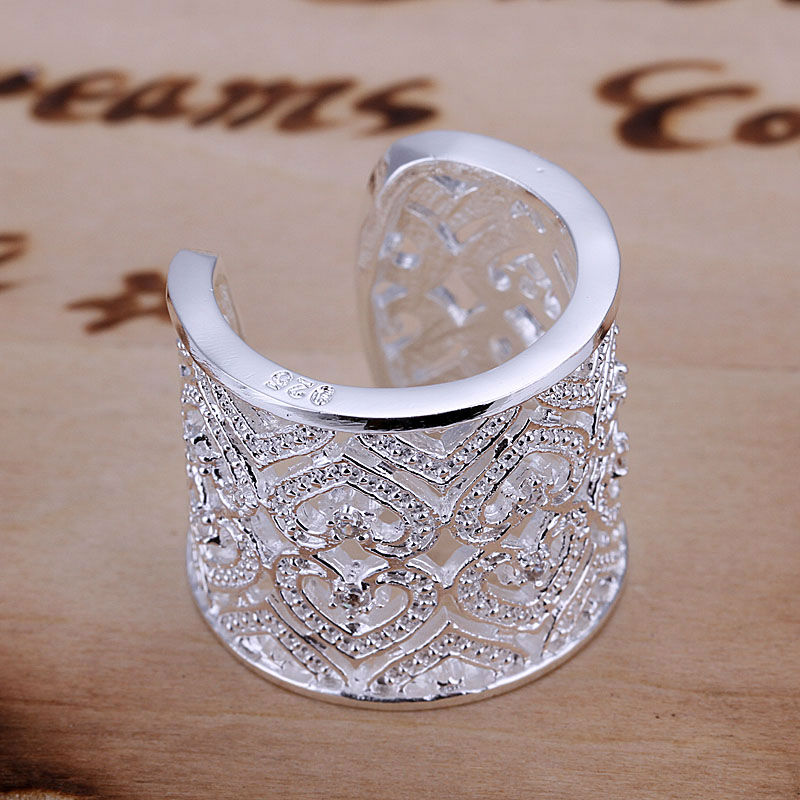 Ring med Cubic Zirconia och i 925 Sterling Silverplätering - 3
