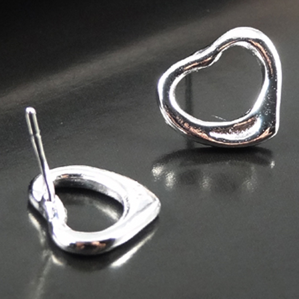 Örhängen "Silverhearts" i 925 Sterling Silverplätering - 3